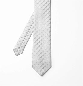 img 2 attached to 🌊 Ambesonne Sealife Anchor Dress Necktie: A Perfect Blend of Oceanic Charm and Formal Elegance