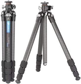 img 1 attached to 📷 Leofoto LS-284CVL Carbon Fiber Ranger Series Tripod with Tilting/Panning Center Column Carbon Fiber