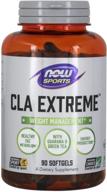 💪 now sports nutrition cla extreme: conjugated linoleic acid with guarana & green tea - 90 softgels for enhanced performance logo