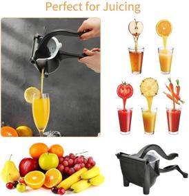 img 3 attached to 🍊 Maximum Juice Extraction: Professional Manual Press Juicer for Citrus Fruits - Premium Quality Metal Kitchen Tool