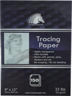 tracing paper pad transparent myartscape painting, drawing & art supplies logo