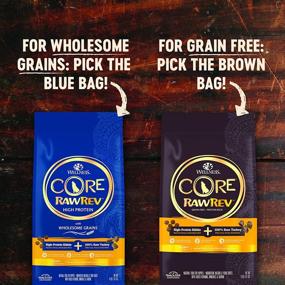 img 1 attached to 🐶 Wellness CORE RawRev Grain Free Dry Puppy Food, Chicken & Turkey Kibble with Freeze Dried Turkey, High Protein Dog Food, Natural, Healthy, USA-Made