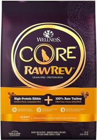 img 4 attached to 🐶 Wellness CORE RawRev Grain Free Dry Puppy Food, Chicken & Turkey Kibble with Freeze Dried Turkey, High Protein Dog Food, Natural, Healthy, USA-Made