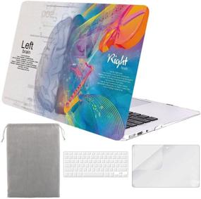 img 4 attached to 📦 Sykiila MacBook Air 13 Inch Case for 2010-2017 Old Version - 4-in-1 Hard Shell + HD Screen Protector + TPU Keyboard Cover + Sleeve Set