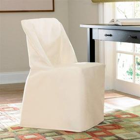 img 3 attached to 🛋️ Natural Cotton Folding Slipcover by SureFit