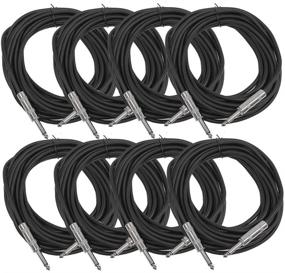 img 4 attached to Seismic Audio SASTSX 25Black 8PK 25 Feet Instrument