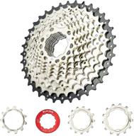 🚲 cysky 11-speed cassette 11-25t/11-28t/11-32t/11-36t/11-40t/11-42t/11-46t/11-50t for mountain bike, road bicycle, mtb, bmx - lightweight design - compatible with sram, sunrace, shimano ultegra, xt logo