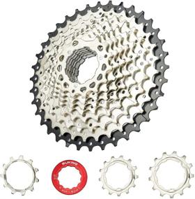 img 4 attached to 🚲 CYSKY 11-Speed Cassette 11-25T/11-28T/11-32T/11-36T/11-40T/11-42T/11-46T/11-50T for Mountain Bike, Road Bicycle, MTB, BMX - Lightweight Design - Compatible with Sram, Sunrace, Shimano Ultegra, XT