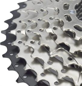 img 2 attached to 🚲 CYSKY 11-Speed Cassette 11-25T/11-28T/11-32T/11-36T/11-40T/11-42T/11-46T/11-50T for Mountain Bike, Road Bicycle, MTB, BMX - Lightweight Design - Compatible with Sram, Sunrace, Shimano Ultegra, XT