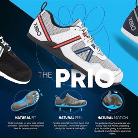 img 2 attached to 👟 Xero Shoes Men's Prio Cross Training Shoe: Lightweight, Zero Drop, Barefoot Performance