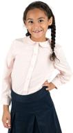 leveret toddler sleeve uniform cotton girls' clothing for dresses logo