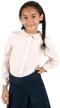 leveret toddler sleeve uniform cotton girls' clothing for dresses logo