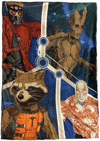 img 1 attached to Guardians of the Galaxy Plush Blanket - Twin Full Throw 62x90 Inches