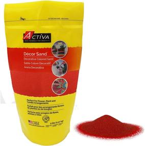 img 3 attached to 🔴 Brighten Your Space with ACTIVA Decor Sand, 5-Pound in Vibrant Red!