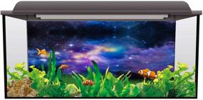 img 2 attached to 🐟 Enhance your Fish Tank with Fantasy Star Aquarium Background: Easy-to-Apply PVC Sticker Pictures for Stunning Decoration