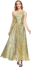 img 1 attached to 👗 Shimmer and Shine: Kate Kasin Sequined Dresses KK199 for Women's Clothing