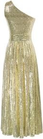 img 2 attached to 👗 Shimmer and Shine: Kate Kasin Sequined Dresses KK199 for Women's Clothing