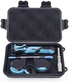 img 2 attached to 🔧 PILOTDIARY Portable 6.5-Inch Straw and Wax Carving Case Kit, Black/Blue