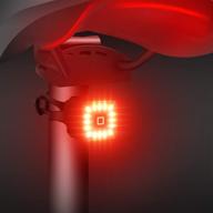 hlomom smart brake sensor bike tail light: ultra bright, usb rechargeable & waterproof for night safety cycling logo