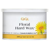 🌸 gigi floral hair removal hard wax - non-strip, 14 oz: long-lasting and gentle waxing solution for smooth skin logo