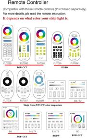 img 1 attached to 🌈 LGIDTECH Miboxer WL5(YL5 VUP) Светодиодный гибкий светильник с 5-в-1 контроллером для 5050 3528 2835: управление смартфоном, голосовое управление через Alexa, Google Home и многое другое!