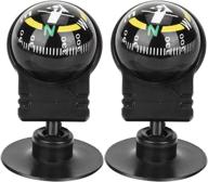 vbestlife portable vehicle ball compass, 2pcs car guide ball with suction cup mini compass логотип