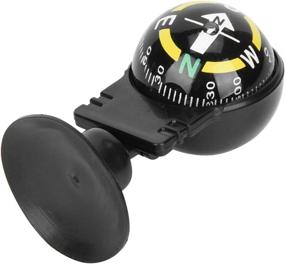 img 2 attached to Vbestlife Portable Vehicle Ball Compass, 2pcs Car Guide Ball with Suction Cup Mini Compass