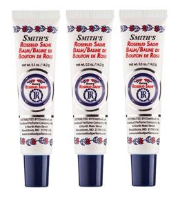 img 3 attached to 🌹 Original Rosebud Salve Tube Triple Pack - Moisturizing & Protecting Lips - Soothing Irritation & Dry Skin - 3 x 0.5 oz Tubes