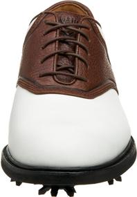 img 3 attached to 👞 Men's Pin Stripe Saddle Golf Shoe by Callaway: Ultimate Performance and Style