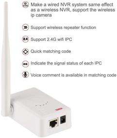 img 3 attached to 📶 Enhance Wireless Security Camera System Range with Tonton WiFi Range Extender. Power Supply Included!