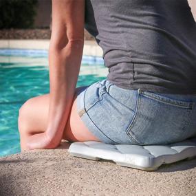 img 2 attached to 🛁 DMI Bath Seat Foam Cushion: Waterproof, Slip-Resistant, 1.3 Inches Thick - Perfect for Transfer Benches, Shower Chairs, Bath Chairs, Stadium Seats, and More!