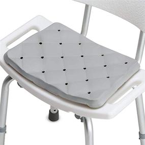 img 4 attached to 🛁 DMI Bath Seat Foam Cushion: Waterproof, Slip-Resistant, 1.3 Inches Thick - Perfect for Transfer Benches, Shower Chairs, Bath Chairs, Stadium Seats, and More!