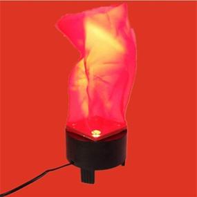 img 2 attached to 🔥 Vibrant 3D Flickering Electronic LED Flame Light for Halloween and Christmas Decorations (Long Flame)