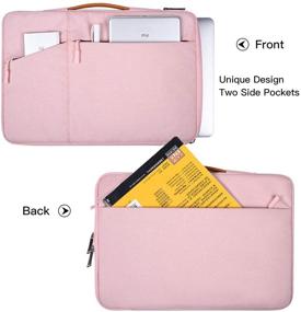 img 3 attached to Stylish 15.6 Inch Pink Laptop Case for Women - Chromebook Sleeve for Acer, Dell, Asus, HP, Lenovo, and Samsung Laptops