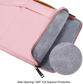 img 1 attached to Stylish 15.6 Inch Pink Laptop Case for Women - Chromebook Sleeve for Acer, Dell, Asus, HP, Lenovo, and Samsung Laptops