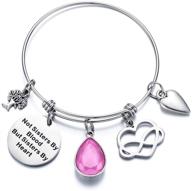 monooc birthstone friend bracelets: celebrate a timeless friendship with women's charm bangle bracelets logo