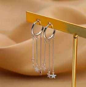 img 1 attached to 💎 Sophisticated SLUYNZ Sterling Silver Earrings: Gleaming Jewelry for Girls