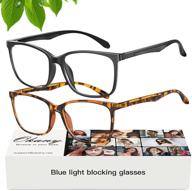 👓 tr90 blue light blocking glasses: lightweight eyeglasses for women & men - computer & screen protection logo