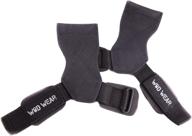 💪 wod wear lifting strap grip rubber hand grip protectors - boost your prs & protect wrists, ideal for powerlifting, weightlifting, bodybuilding - unisex logo