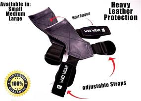 img 1 attached to 💪 WOD Wear Lifting Strap Grip Rubber Hand Grip Protectors - Boost Your PRs & Protect Wrists, Ideal for Powerlifting, Weightlifting, Bodybuilding - Unisex