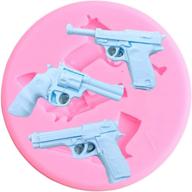 handgun silicone desserts handmade chocolate logo