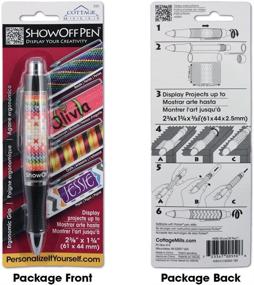 img 2 attached to 🖊️ ShowOff Pen - Unleash Creativity! Display Beads, Needlework, Paper Projects & More! - Twin Pack