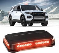 feniex industries fusion mini lightbar single color (red) - compact and powerful illumination solution logo