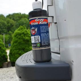 img 1 attached to Restore & Protect: Detail King Trim Kote Gray - 16oz - Long-Lasting Solution for Grainy, Gray Plastic & Vinyl Trim on Your Vehicle's Exterior