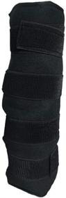 img 1 attached to 🐴 WORLD-BIO Cooling Wrap: Full Leg Ice Boot for Horse Injuries - Universal Size (15.5'' x 15.7'') Black
