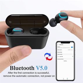 img 3 attached to Wireless Earbuds Mini TWS Bluetooth Headset Long Battery Life