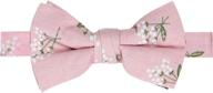 🎀 blush floral small boys' accessories - bow ties by spring notion logo