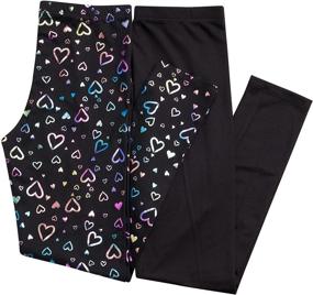 img 3 attached to 👖 Unleash the Active Power: One Step Up Leggings Bundle for Girls' Clothing