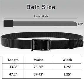 img 1 attached to Ratchet Military Automatic Buckle Belt for Men's Accessories - The Perfect Accessory