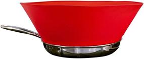 img 4 attached to 🍳 Frywall 10 (Medium) - Red - Splatter Guard, Featured on Shark Tank